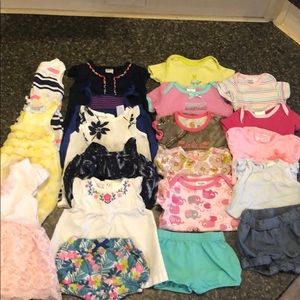 Lot summer girls 6-9 month